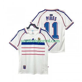 Frankrijk PIRES 11 Retro Uit Shirt 1998